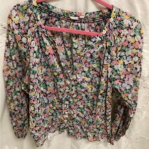 GAP Floral Blouse - Multicolor